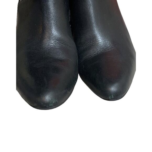 Cole Haan Women's Ankle Bootie Black Leather Booties Size 38 7.5 Pumps Heels - Picture 7 of 10